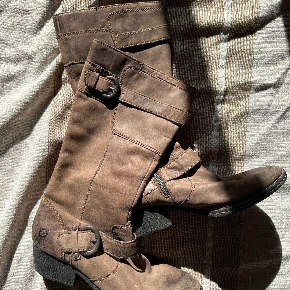 Born Leather Riding Boots - Picture 3 of 5